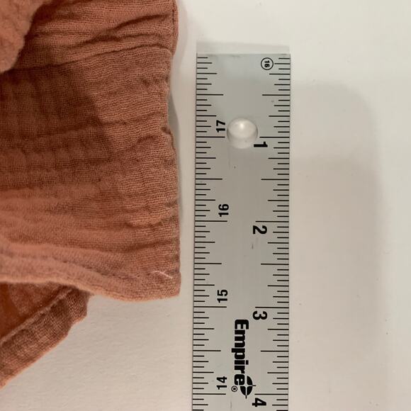 Bishop Young XS NEW Womens Sardinia Shorts Pull On Cotton Textured Dusty Coral - Picture 8 of 11